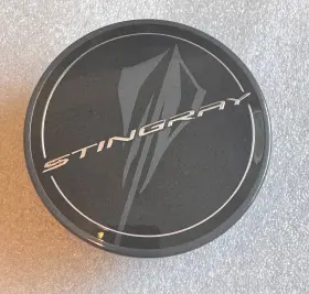58458 General Motors C8 Stingray Logo Center Caps Oem Gm - Set Of 4