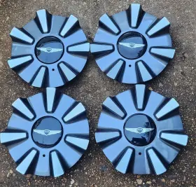 52960-t4000 Genesis 52960 T4000 Set Of 4 Oem 2023-2024 G90 Alloy Wheel Center Caps Hubcaps
