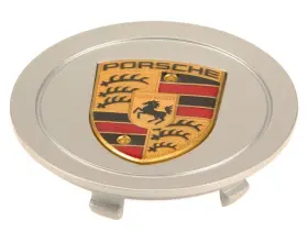 85sf28p Genuine Hub Cap Fits 2000-2004 Porsche Boxster Silver