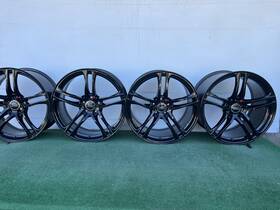 Genuine Factory Original Oem 420601025ba 2008-14 Audi R8 19 Inch Gloss Black Wheels Rim Set Of 4
