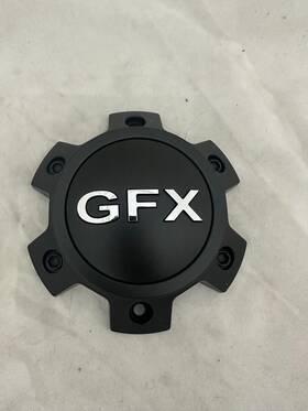 Gfx Wheels V2207-6x130-gfx-sg G-fx Matte Black Wheel Center Cap