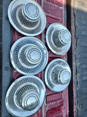 Jgm9234 Gm Licensed Chevy Camaro Corvette Chevelle Rally Wheel Flat Center Cap Chrome Set Of 5 Oem