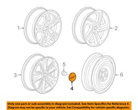 Gm Oem 23186591 18-24 Terrain Wheels Wheels-center Cap