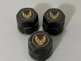610m Gm Restoration 1982-1992 Firebird Trans Am Aluminum Wheel Center Hub Cap Gold Bird Used