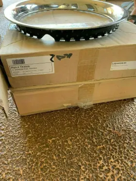 Tk3000 Gm 1964 1981 14 Inch X 6 Ralley Rally Chrome Trim Rings New Reproductions