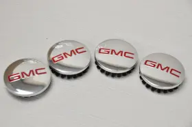 20942009 Gmc 4x Oem 2014-2024 Sierra Yukon 83mm Chrome Wheel Rim Center Caps Genuine