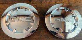 Gmc 754k188 2 Sierra Yukon 1500 Factory Oem Chrome Center Hub Cap Cover
