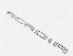 84633335 Gmc New Silver 2020 - 2025 Acadia Door Tailgate Emblem Badge Sle Slt A4t Denali