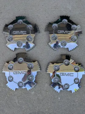 9596604 Gmc 2006 Canyon Chrome Oem Center Caps Set Of 4 P/n