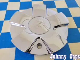 C15001cap Golden Wheel Wheels # . Chrome Custom Center Cap 51 Qty. 1