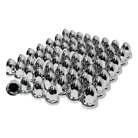 Grandroad Auto 2-1/2-20 60 Pack Lug Nut Covers For Semi Trucks 33mm By 2-1/2 Inch Thread O