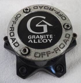 Granite Alloy C-394-65ec Wheels Gloss Black Custom Wheel Center Cap #