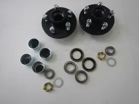 Ls-qc0010-2 Grepspud 5x4.5 Trailer Hub Kit 3500lb 1-1/16-1-3/8 Tapered Axle