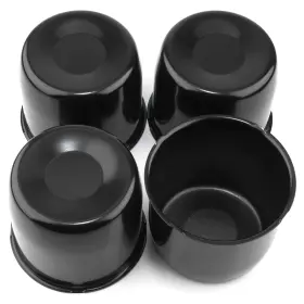 202745 Gtownworks 4pcs 4.25 Inch Wheel Center Caps Push-through Black Carbon Steel Truck/rv/suv