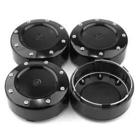 Gtownworks 748966060965 4-pack Mayhem Wheel Center Caps Black 3.74in Hubcap Clip-on Mount