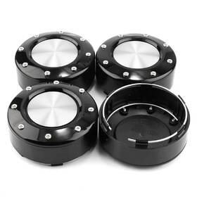 Gtownworks 81232090f 4pcs Mayhem Wheel Center Caps Silver 4.02 Inch Od 3.74 Clip Hub