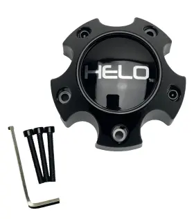 1079l121he1gb Helo Gloss Black Wheel Center Cap With Screws