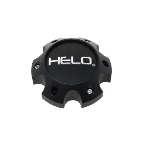 1079l145he1sb-h42 Helo / Satin Black 6-lug Bolt-on Center Cap