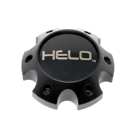 1079l145he1sbdc Helo / Satin Black 6-lug Bolt-on Center Cap 1079l145he1sbdc Helo / Satin Black 6-lug Bolt-on Center Cap
