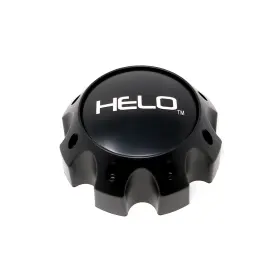 1079l170he1sb Helo / Satin Black 8-lug Bolt-on Center Cap