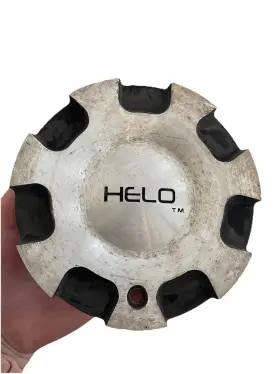 823l144m Helo Wheels Silver / Black Custom Wheel Center Cap # 1