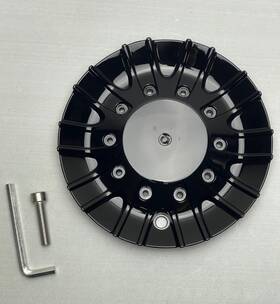 Helo M875b Gloss Black No Logo Wheel Center Cap With Screw