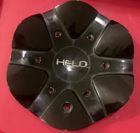 Lg1510-07 Helo T110l183 Wheels Gloss Black Custom Wheel Center Cap # /