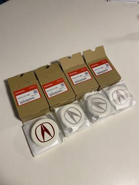 Honda 44732-st7-r00 New Oem Acura Integra Type R Wheel Center Cap Usdm Dc2 97-01 98 Genuine Set Of 4