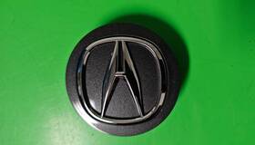 Honda 44732-ty2-a01 14-23 Acura Wheel Center Cap Dark Gray Metallic Chrome Oem 69mm Tlx Rdx Ilx