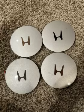 44732-sh2-000 Honda Genuine Parts Oem 90-91 Crx Si Wheel Center Caps Set Of 4