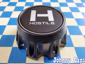 Hostile Wheels Hc-8004sb # . New Satin Black Wheel Center Cap Jc Qty. 1