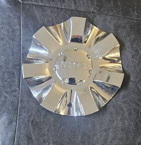 Hoyo Csh1-1p Custom Wheels H1 Center Cap Sj701-14 Chrome With Bolt