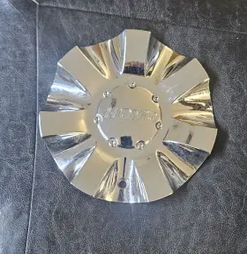 Sj701-14 Hoyo Csh1-1p Custom Wheels H1 Center Cap Chrome With Bolt