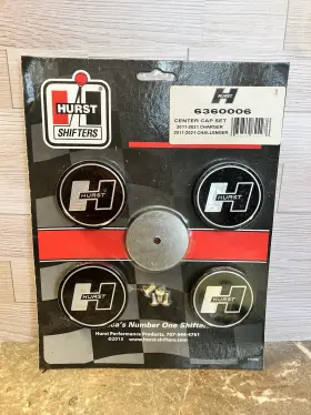 6360006 Hurst Shifters Wheel Center Cap Set 6360006. 2011-2023 Charger And Challenger New