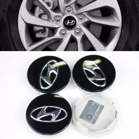 2sh42ap100 Hyundai Center Wheel Hub Cap Set 4pcs 2010-2015 Tucson Sonata Oem Parts