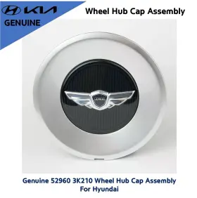 529603m100 Hyundai 529603m101 3m100 4pcs Cap Wheel Center Genuine Genesis Sedan 18inch 2009-2014