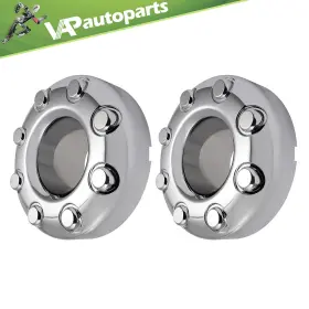 Ig84173101il Ignition Coil 2pcs Wheel Chrome Center Caps For 2005-2018 Ford F-350 Super Duty Dually Front