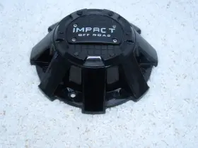 Sd01-sg Impact Wheels Off Road Custom Alloy Wheel Bolt On Black Center Cap #2e-12