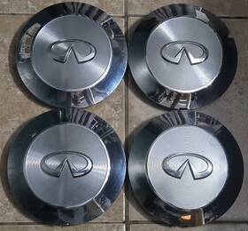 Infiniti 40315-zc51a Set Of 4 Oem 2004-2007 Qx56 Chrome Center Caps Hubcaps P/n