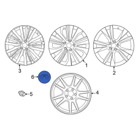 403429nv1a Infiniti Oe For Qx60 2026 Wheel Cap