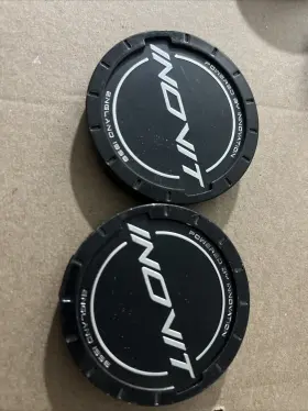 2020k68 Inovit Wheel Center Caps Matt Black # Pair