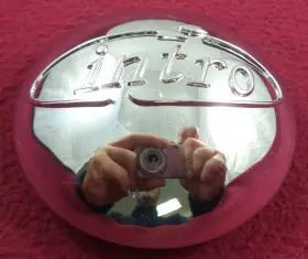 626285f-2 Intro Wheels Chrome Metal Custom Wheel Center Cap # 1