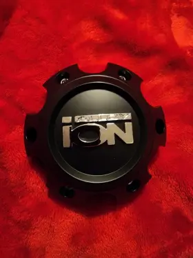 C-348-3 Ion Alloy Wheels Matte Black Wheel Center Cap Free Shipping