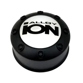 C1016601b Ion Alloy Wheels Black 130.18mm Cb Push-thru Front Wheel Center Hub Cap