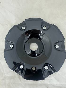 Jaagruti M-208 Wheel Center Cap # No Logo Gloss Black