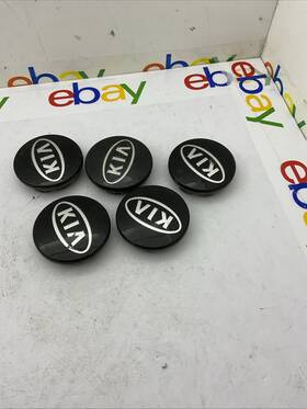 Jante 304369566383 2010 - 2013 Kia Forte 13 Inch Rim Oem 2.25ftft Diameter Wheel Center Cap Set 5 Pieces
