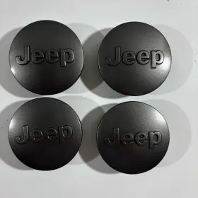 1lb77trma Jeep Lot 4 Center Cap 2.5 Inch Matte Gray Finish For Cherokee Compass Wrangler