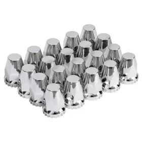 Jesonn 727458255034 33mm Chrome Abs Plastic Lug Nut Covers For Semi Trucks 20 Pack Jesonn 727458255034 33mm Chrome Abs Plastic Lug Nut Covers For Semi Trucks 20 Pack