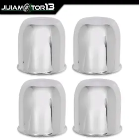 J-02etn0001bsl Jijiamotor13 Wheel Center Cap For 3 1/4 Inch 3.25 4 Push Through Trailer Rims Bore Silver