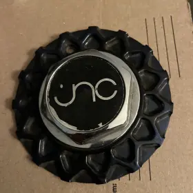 C679-3 Jnc Wheel Center Cap Black And Chrome